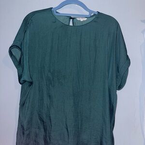 Naked Zebra Teal Blouse